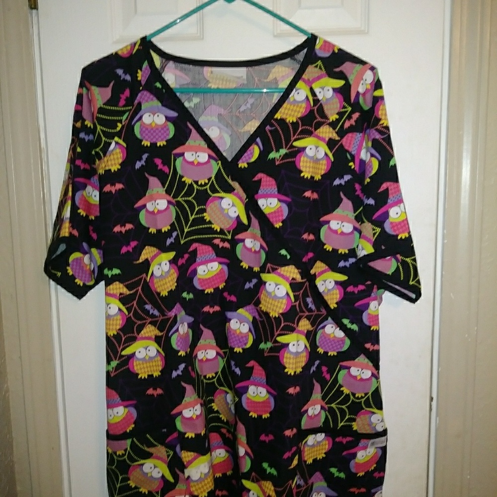 Uniform advantage Halloween scrub top